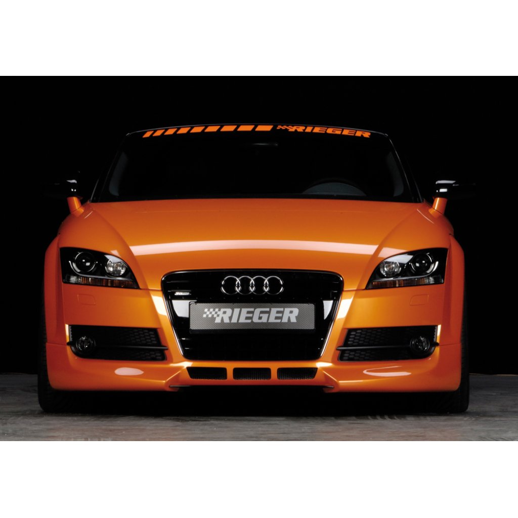 Rieger spoiler pod přední nárazník pro Audi TT 8J kupé, roadster před faceliftem, r.v. 09/06-06/10, plast ABS bez povrchové úpravy