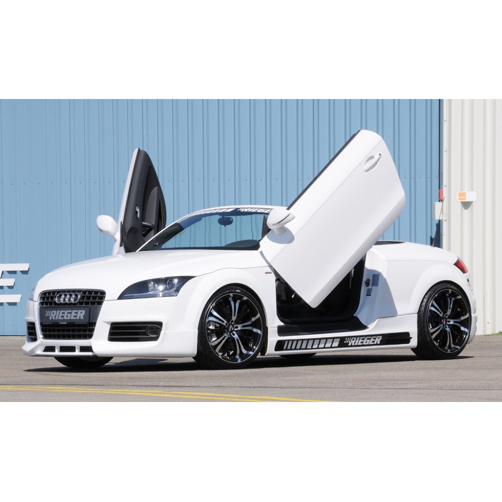 Rieger spoiler pod přední nárazník pro Audi TT 8J kupé, roadster vč. faceliftu, r.v. 07/10-, 09/06-06/10, plast ABS bez povrchové úpravy