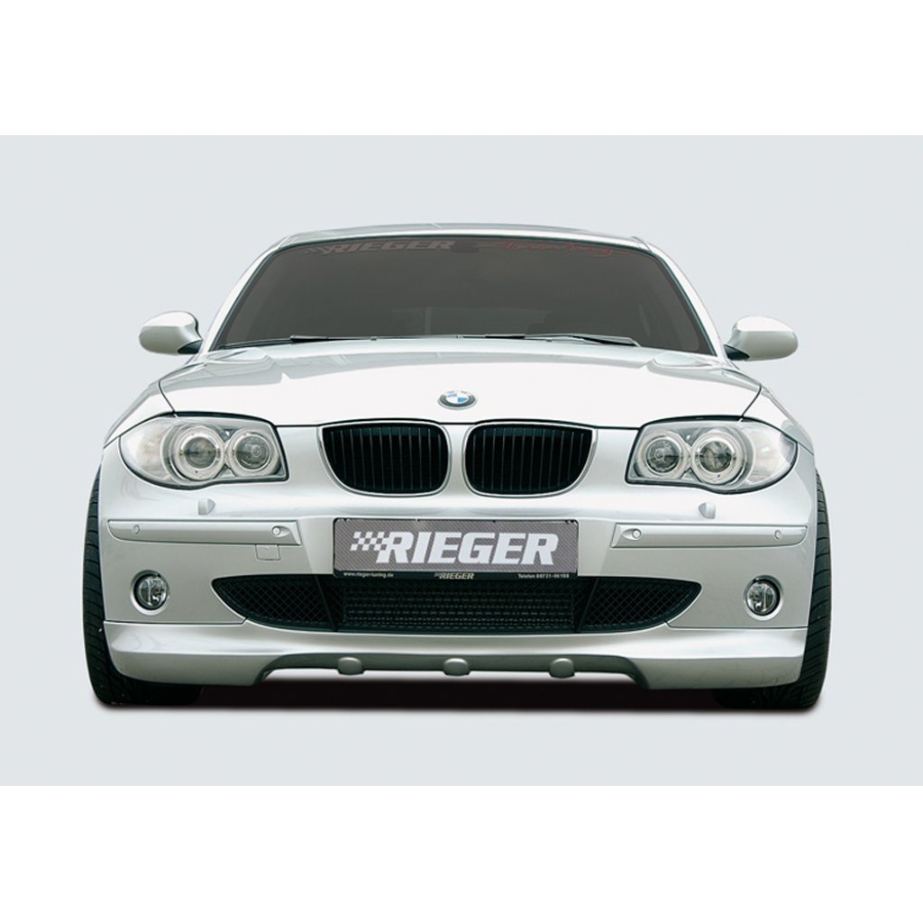 Rieger spoiler pod přední nárazník pro BMW řada 1 E87 4-dvéř. před faceliftem, r.v. 09/04-03/07, plast ABS bez povrchové úpravy