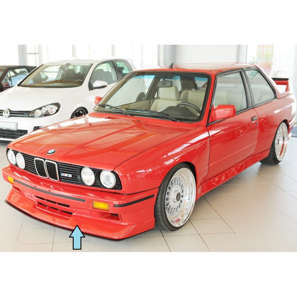 Rieger spoiler pod přední nárazník pro BMW řada 3 E30 M3 kupé, r.v. 01/86-, plast ABS bez povrchové úpravy