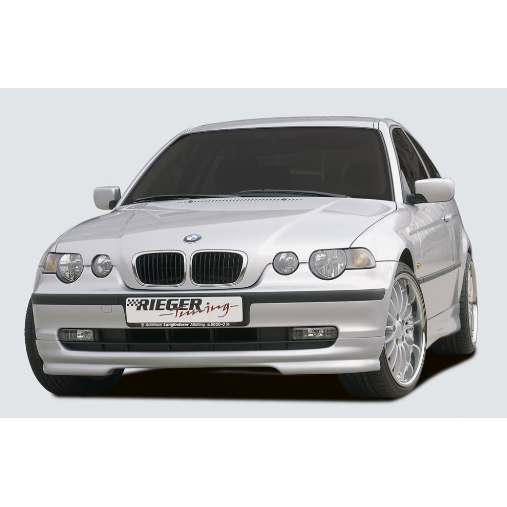 Rieger spoiler pod přední nárazník pro BMW řada 3 E46 compact po faceliftu, r.v. 02/02-, plast ABS bez povrchové úpravy
