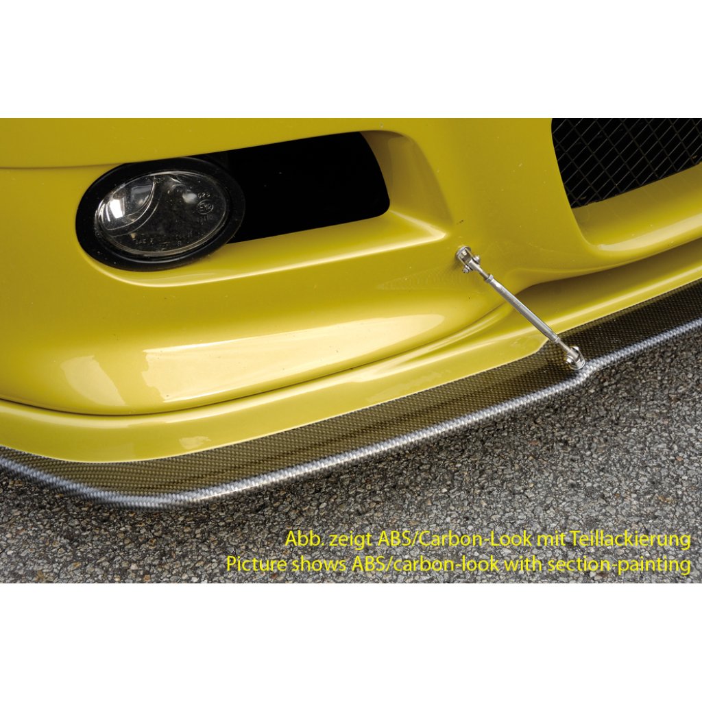 Rieger spoiler pod přední nárazník pro BMW řada 3 E46 M3 kabriolet, kupé, r.v. 06/00-, plast ABS s povrchovou úpravou Carbon-Look