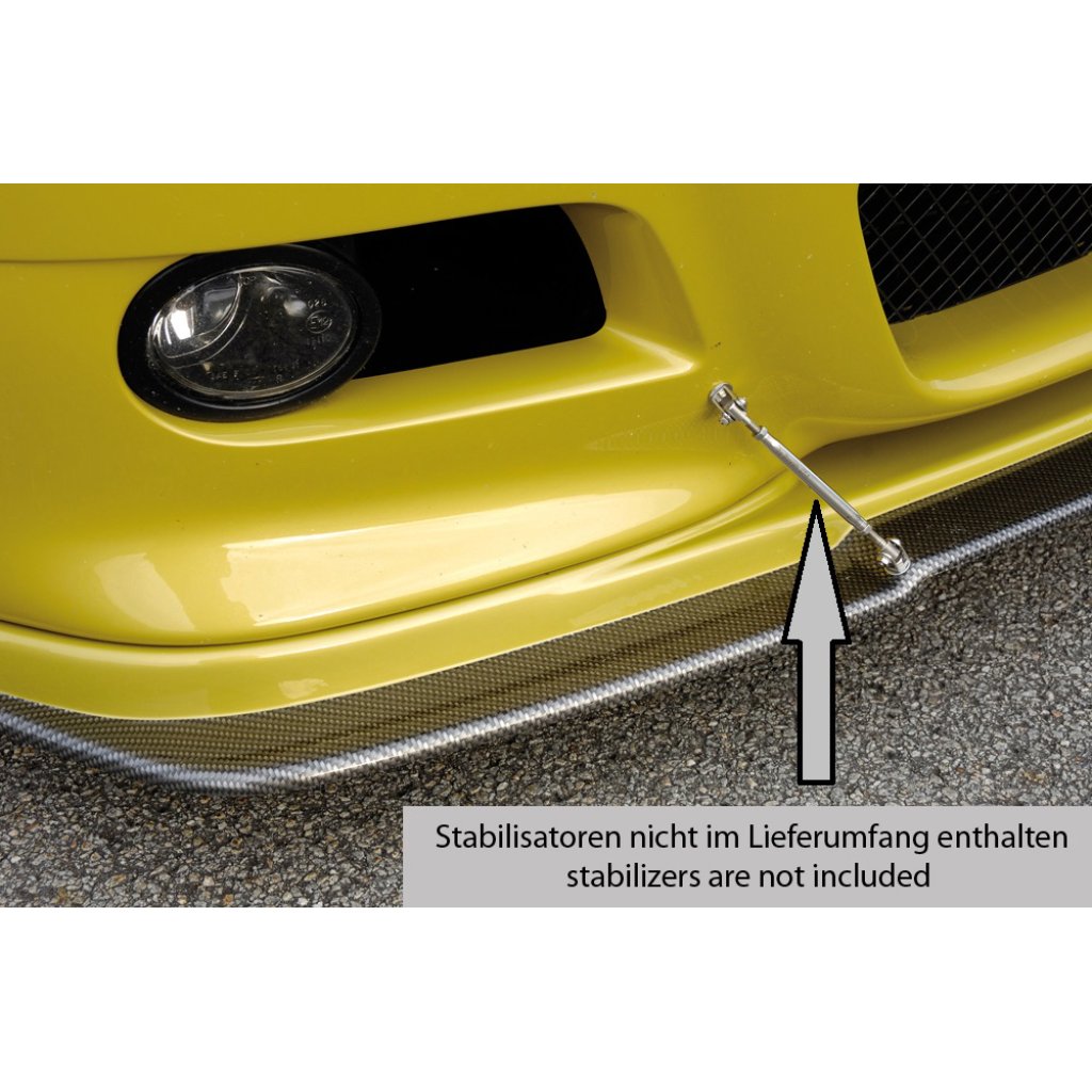 Rieger spoiler pod přední nárazník pro BMW řada 3 E46 M3 kabriolet, kupé, r.v. 06/00-, plast ABS s povrchovou úpravou Carbon-Look
