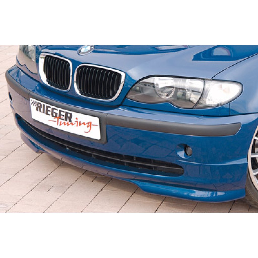 Rieger spoiler pod přední nárazník pro BMW řada 3 E46 sedan, touring po faceliftu, r.v. 02/02-, plast ABS bez povrchové úpravy