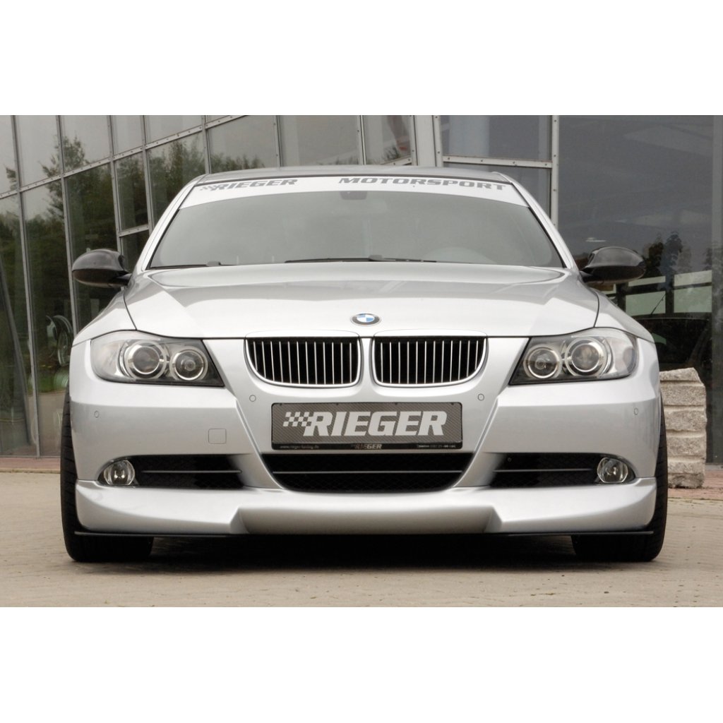 Rieger spoiler pod přední nárazník pro BMW řada 3 E90, E91 sedan, touring před faceliftem, r.v. 03/05-08/08, 08/05-08/08, plast ABS bez povrchové úpravy