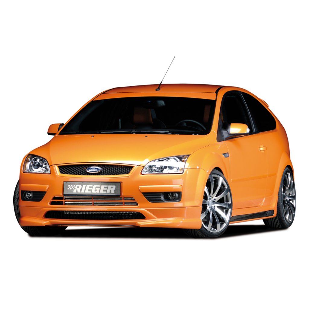 Rieger spoiler pod přední nárazník pro Ford Focus 2 3-dvéř., 5-dvéř. před faceliftem, r.v. 07/04-01/08, plast ABS bez povrchové úpravy