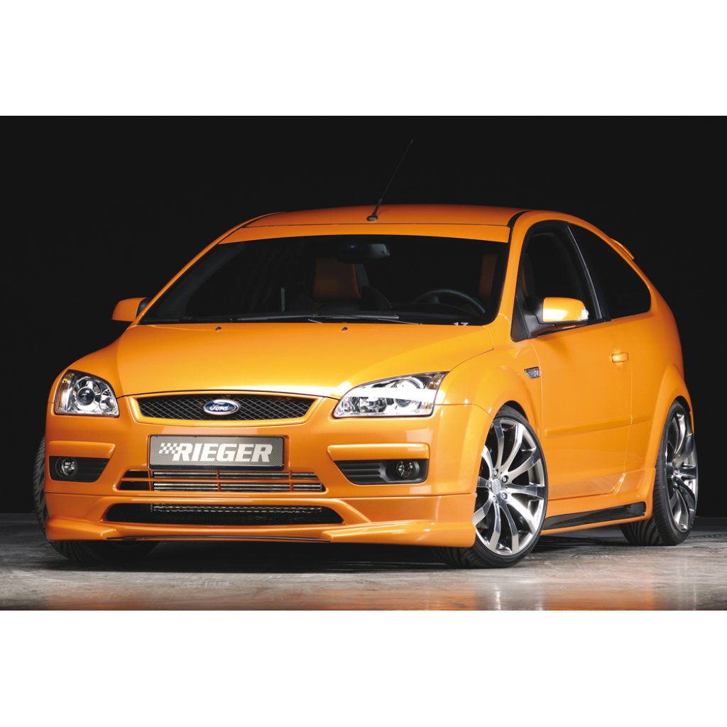 Rieger spoiler pod přední nárazník pro Ford Focus 2 3-dvéř., 5-dvéř. před faceliftem, r.v. 07/04-01/08, plast ABS bez povrchové úpravy
