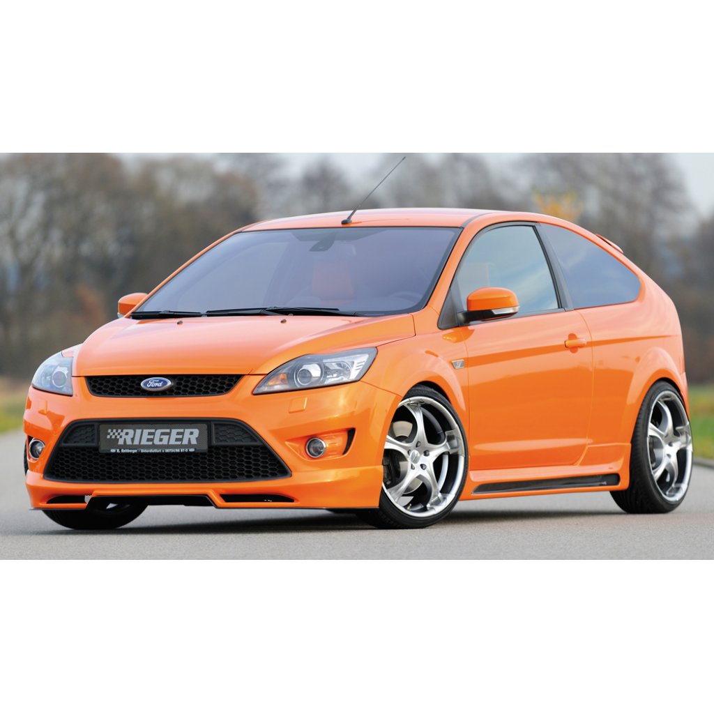 Rieger spoiler pod přední nárazník pro Ford Focus 2 ST 3-dvéř., 5-dvéř. po faceliftu, r.v. 02/08-01/11, plast ABS bez povrchové úpravy