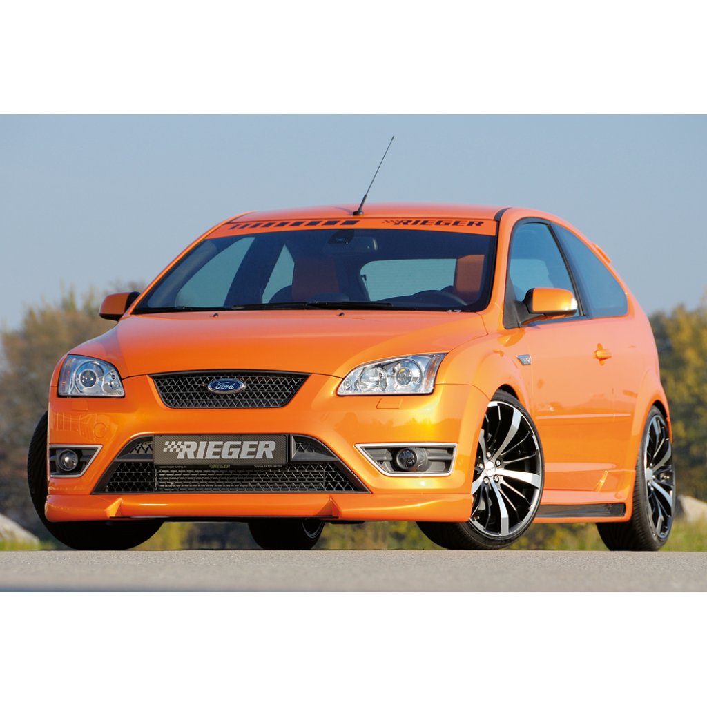 Rieger spoiler pod přední nárazník pro Ford Focus 2 ST 3-dvéř., 5-dvéř. před faceliftem, r.v. 10/05-01/08, plast ABS bez povrchové úpravy