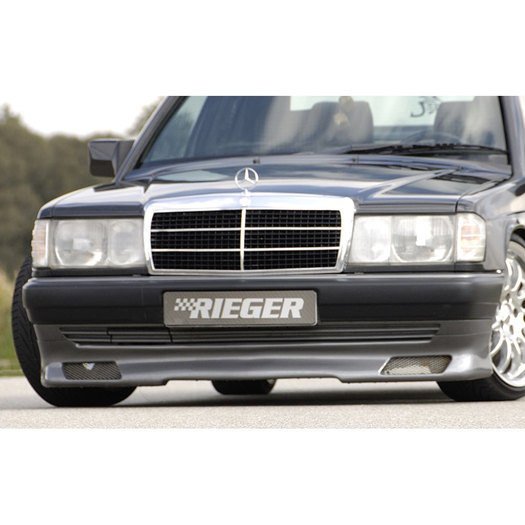 Rieger spoiler pod přední nárazník pro Mercedes 190 W201 sedan, plast ABS bez povrchové úpravy