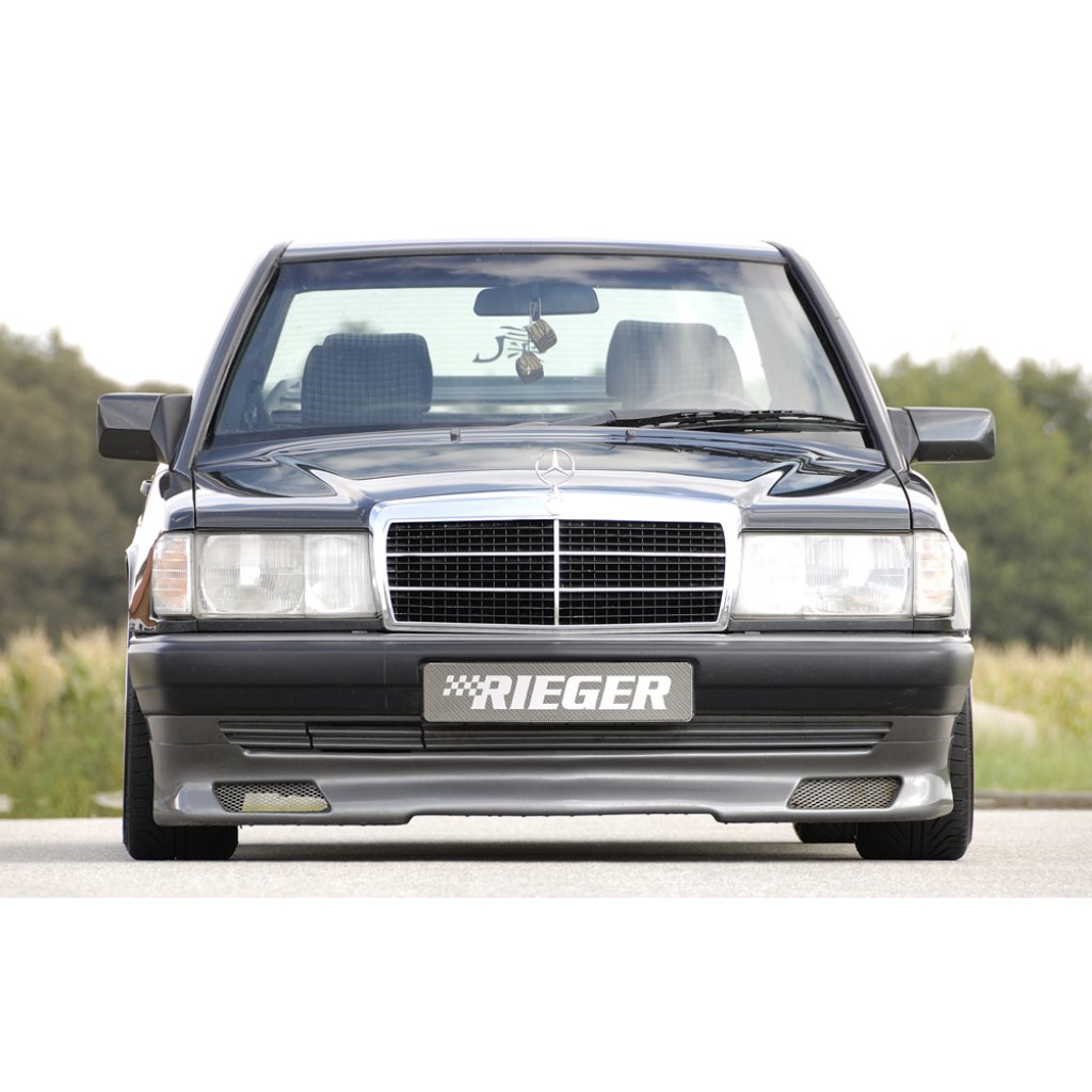 Rieger spoiler pod přední nárazník pro Mercedes 190 W201 sedan, plast ABS bez povrchové úpravy