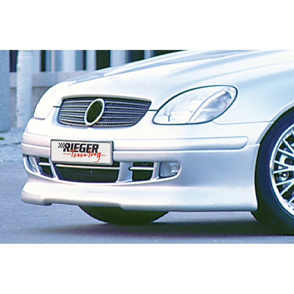 Rieger spoiler pod přední nárazník pro Mercedes SLK R170 roadster, r.v. 09/96-12/00, plast ABS bez povrchové úpravy