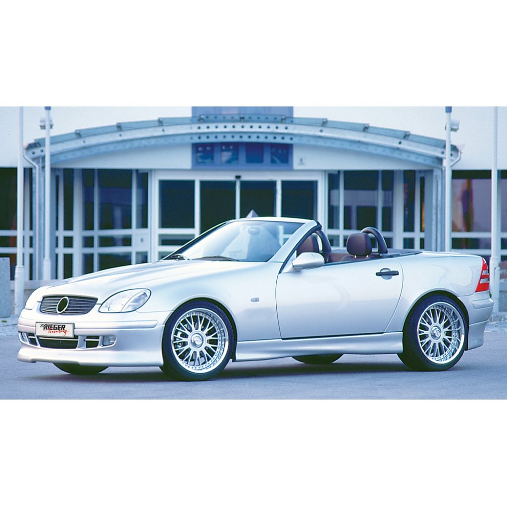 Rieger spoiler pod přední nárazník pro Mercedes SLK R170 roadster, r.v. 09/96-12/00, plast ABS bez povrchové úpravy