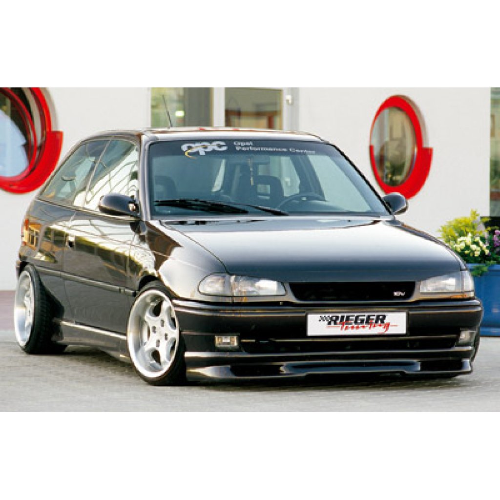 Rieger spoiler pod přední nárazník pro Opel Astra F 3-dvéř., hatchback, notchback, r.v. 09/91-12/99, plast ABS bez povrchové úpravy