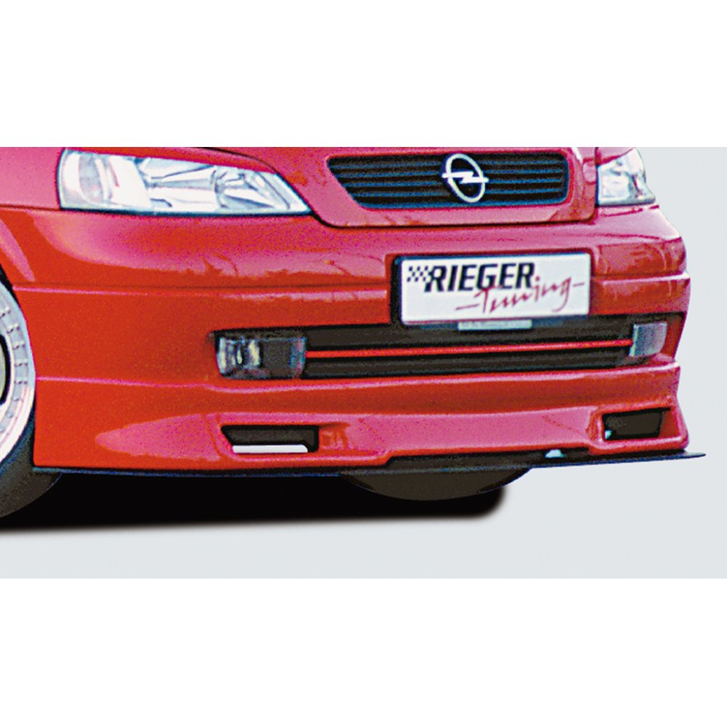 Rieger spoiler pod přední nárazník pro Opel Astra G 3-dvéř., 5-dvéř., cabrio, caravan, fastback, hatchback, notchback, plast ABS bez povrchové úpravy