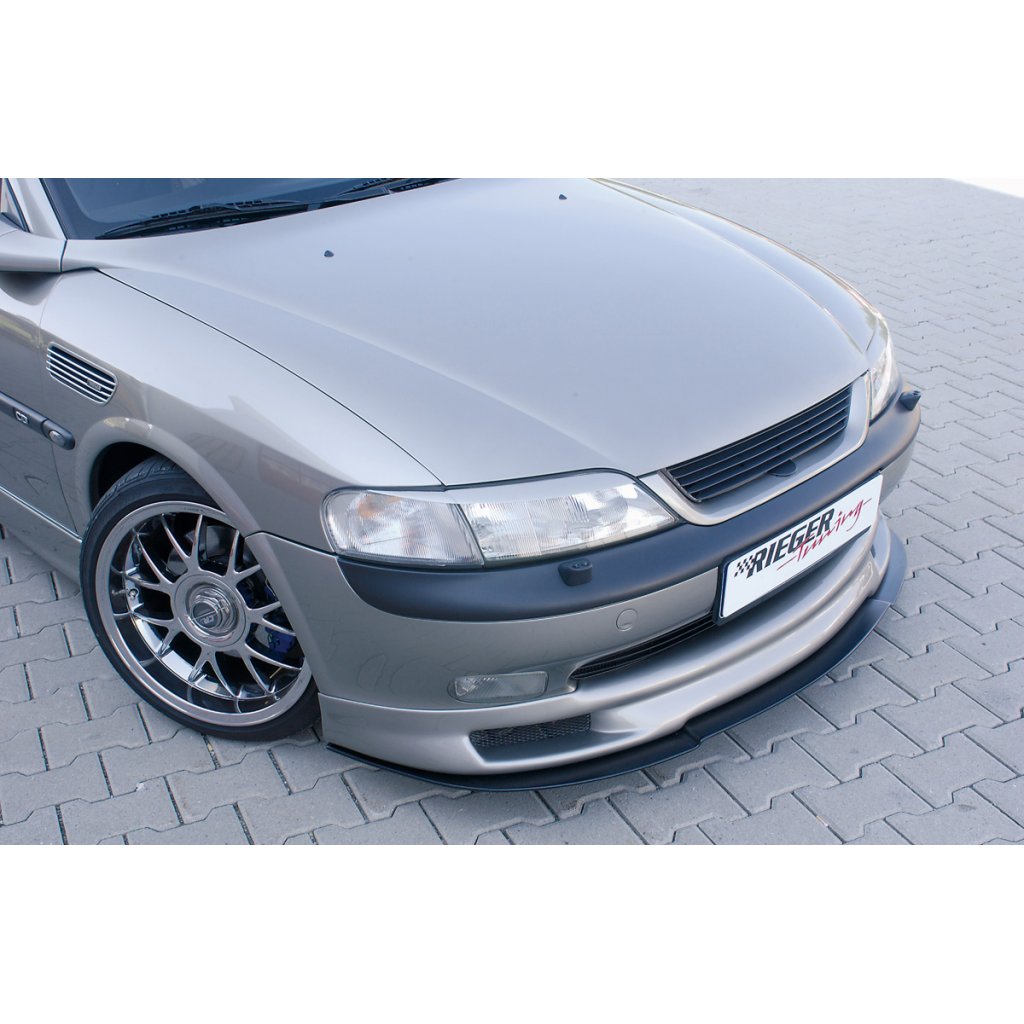 Rieger spoiler pod přední nárazník pro Opel Vectra B caravan, hatchback, notchback, plast ABS bez povrchové úpravy