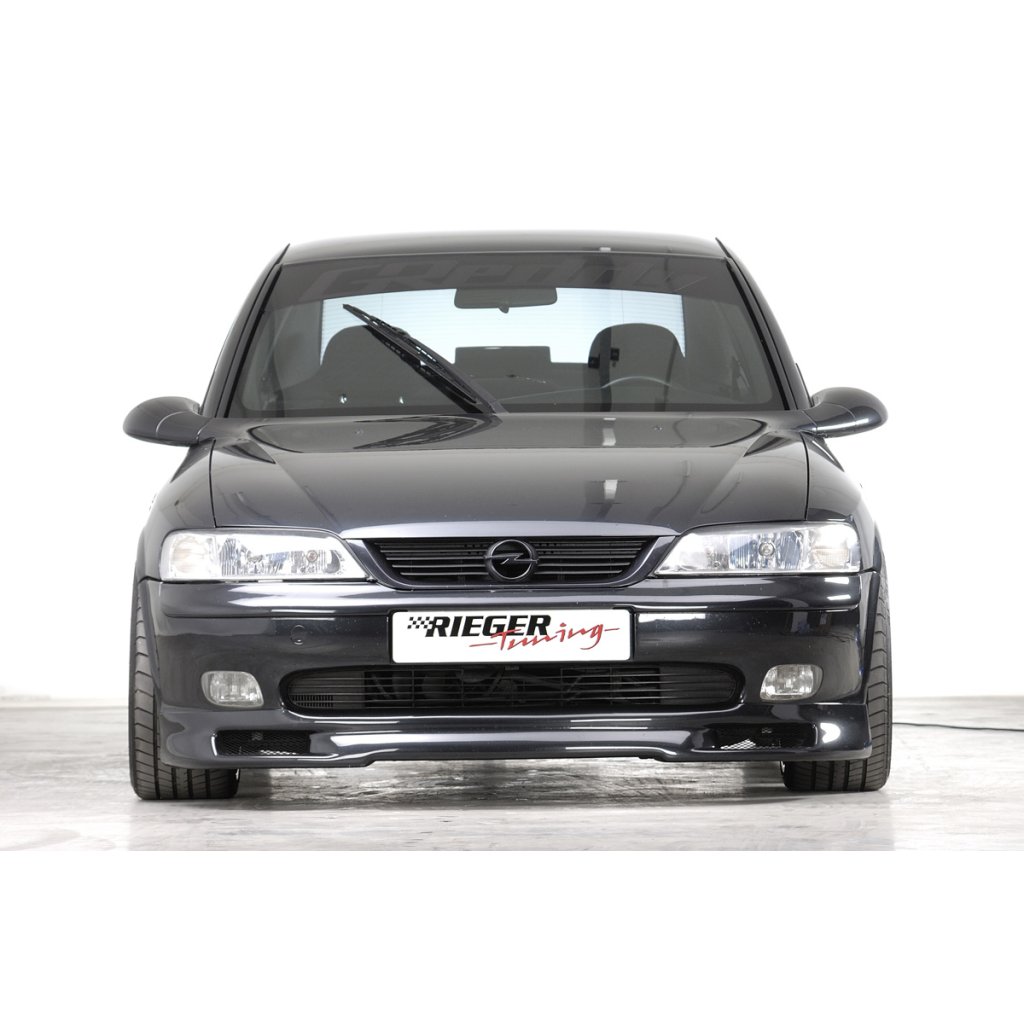 Rieger spoiler pod přední nárazník pro Opel Vectra B caravan, hatchback, notchback, plast ABS bez povrchové úpravy