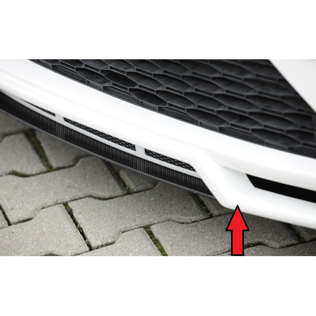 Rieger spoiler pod přední nárazník pro Seat Leon Cupra 5F 3-dvéř. (sc), 5-dvéř., 5-dvéř. (ST/Combi) po faceliftu, r.v. 01/17-, plast ABS bez povrchové úpravy