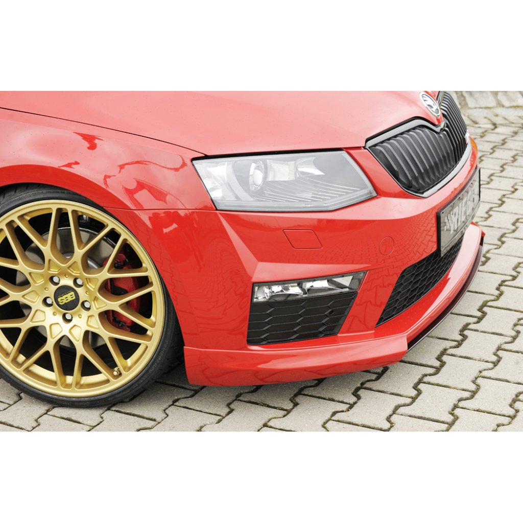 Rieger spoiler pod přední nárazník pro Škoda Octavia RS 5E combi, sedan před faceliftem, r.v. 06/13-01/17, plast ABS bez povrchové úpravy