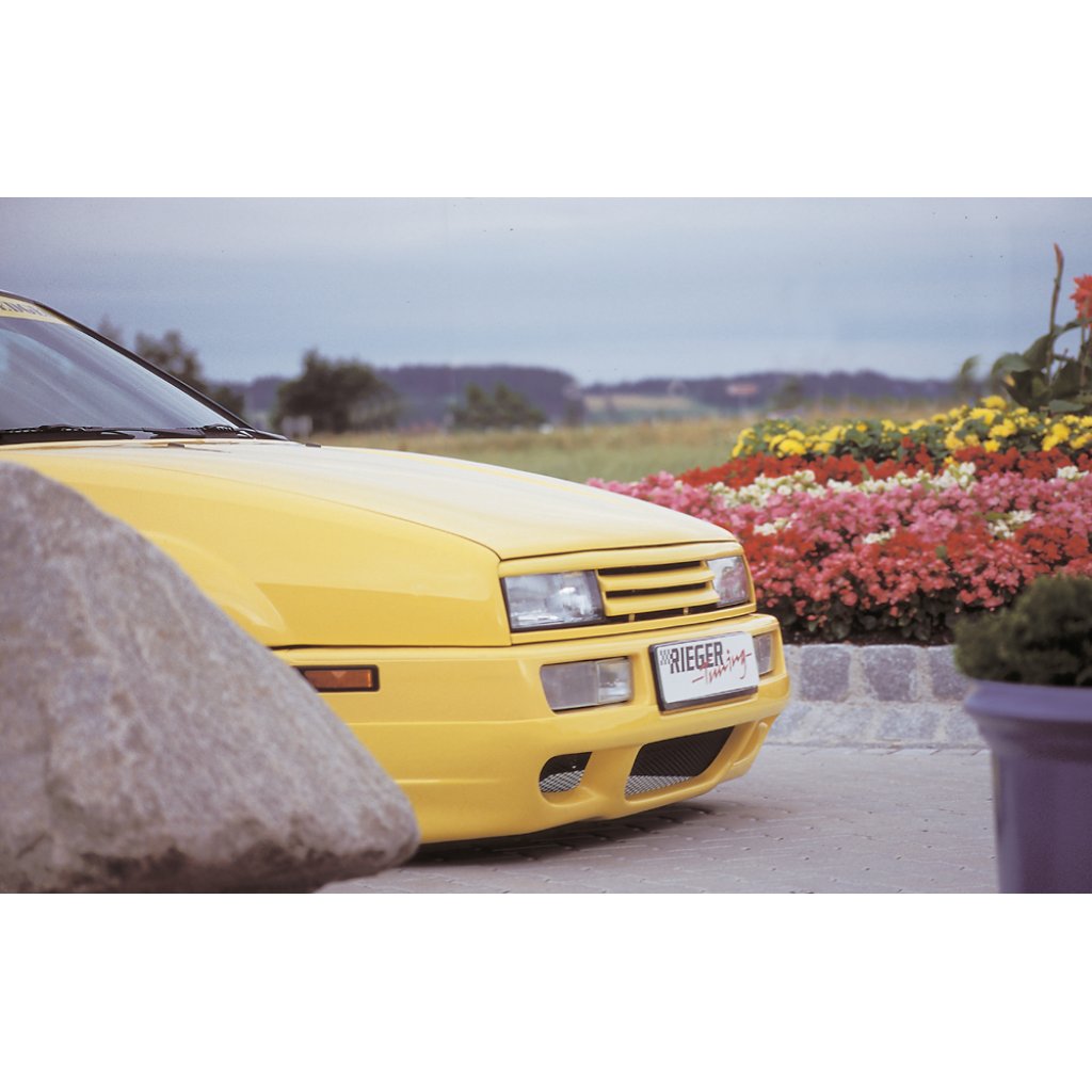 Rieger spoiler pod přední nárazník pro Volkswagen Corrado 53I kupé, r.v. 88-95, plast ABS bez povrchové úpravy, vč. mřížky