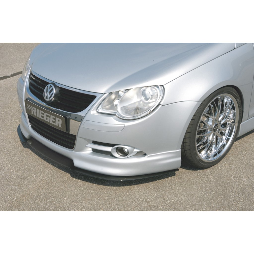 Rieger spoiler pod přední nárazník pro Volkswagen Eos 1F kabriolet před faceliftem, r.v. 04/06/-11/10, plast ABS bez povrchové úpravy