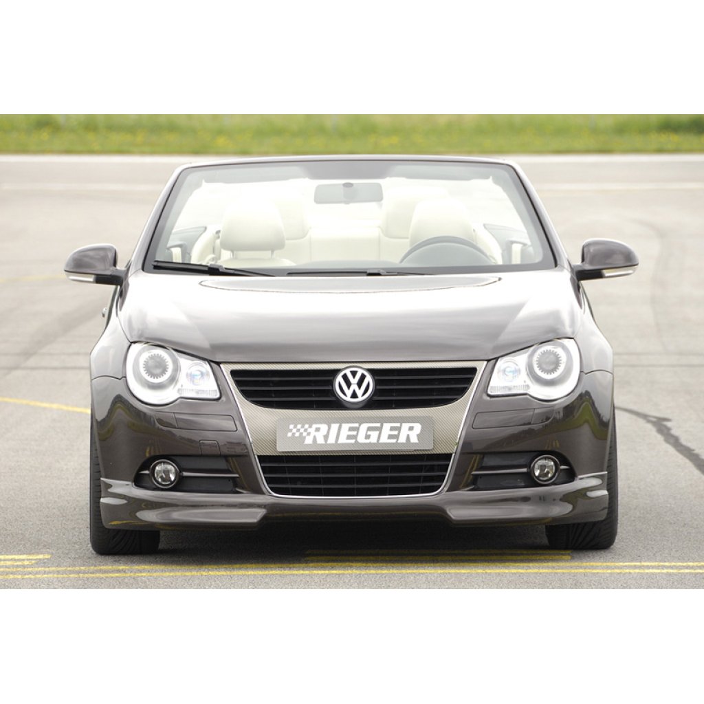 Rieger spoiler pod přední nárazník pro Volkswagen Eos 1F kabriolet před faceliftem, r.v. 04/06/-11/10, plast ABS bez povrchové úpravy