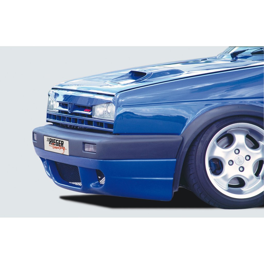 Rieger spoiler pod přední nárazník pro Volkswagen Golf 2, r.v. 83-91, plast ABS bez povrchové úpravy
