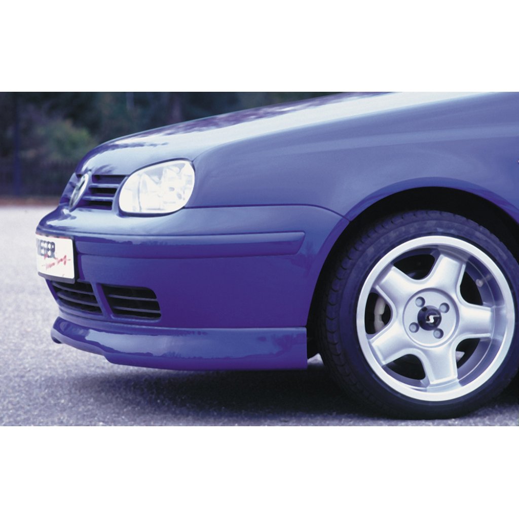 Rieger spoiler pod přední nárazník pro Volkswagen Golf 4 1J kabriolet, r.v. 10/97-03, plast ABS bez povrchové úpravy