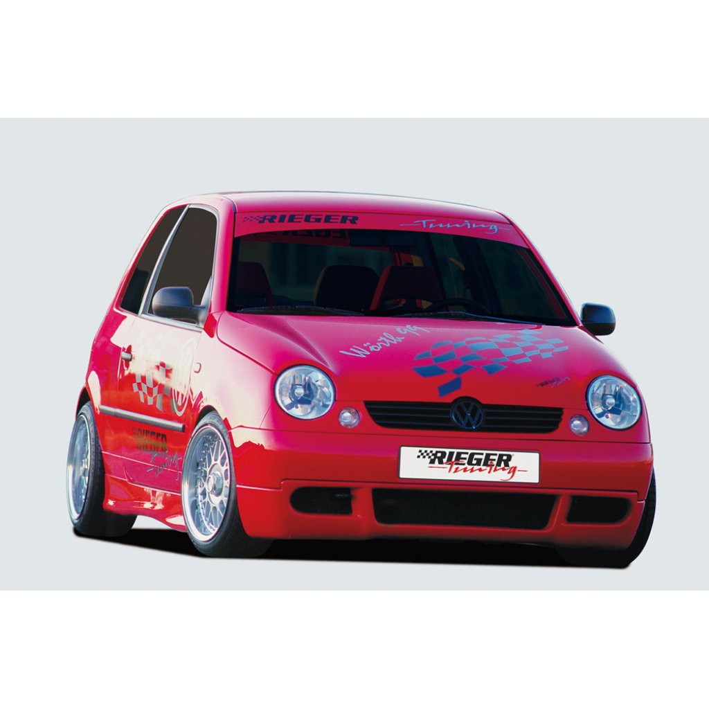 Rieger spoiler pod přední nárazník pro Volkswagen Lupo 6X 3-dvéř., r.v. 98-03, plast ABS bez povrchové úpravy