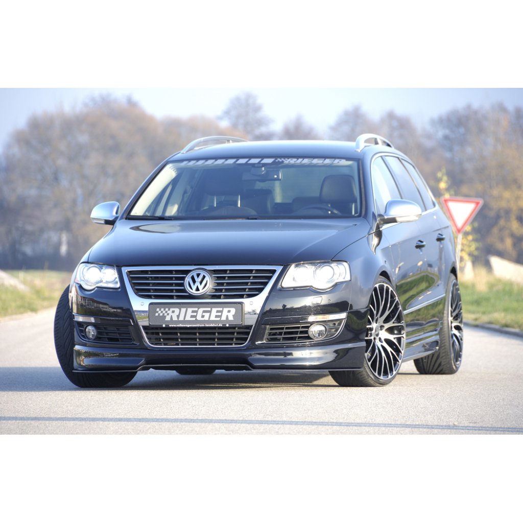 Rieger spoiler pod přední nárazník pro Volkswagen Passat 3C combi, sedan před faceliftem, r.v. 03/05-07/10, plast ABS bez povrchové úpravy
