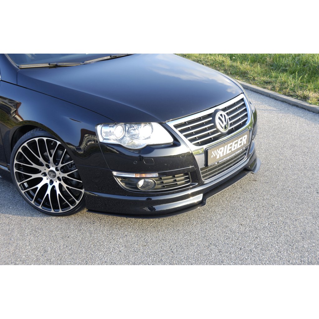 Rieger spoiler pod přední nárazník pro Volkswagen Passat 3C combi, sedan před faceliftem, r.v. 03/05-07/10, plast ABS bez povrchové úpravy