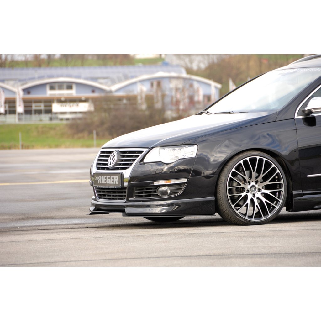 Rieger spoiler pod přední nárazník pro Volkswagen Passat 3C combi, sedan před faceliftem, r.v. 03/05-07/10, plast ABS bez povrchové úpravy