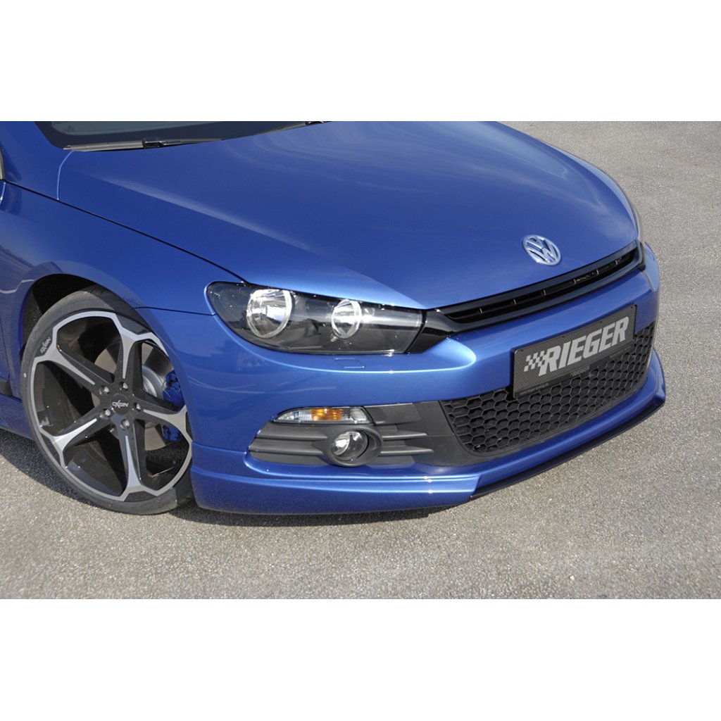 Rieger spoiler pod přední nárazník pro Volkswagen Scirocco 3 13 2-dvéř. před faceliftem, r.v. 08/08-04/14, plast ABS bez povrchové úpravy