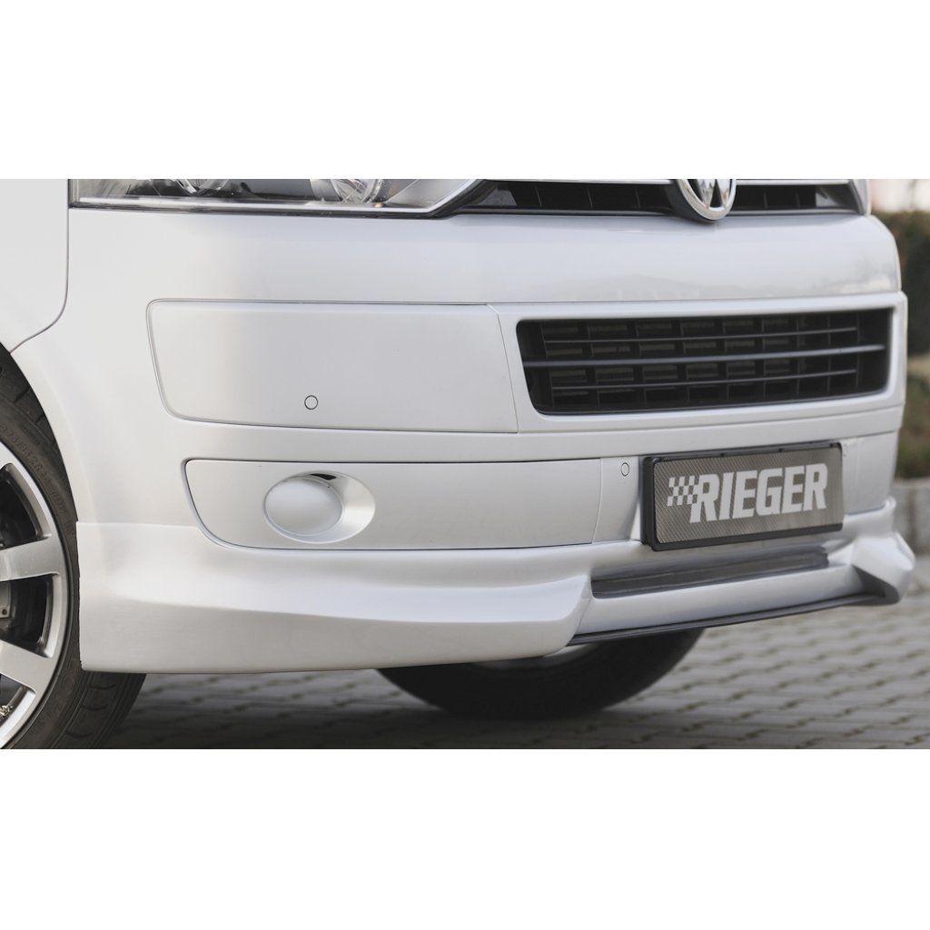 Rieger spoiler pod přední nárazník pro Volkswagen T5 bus po faceliftu, r.v. 09/09-, plast ABS bez povrchové úpravy