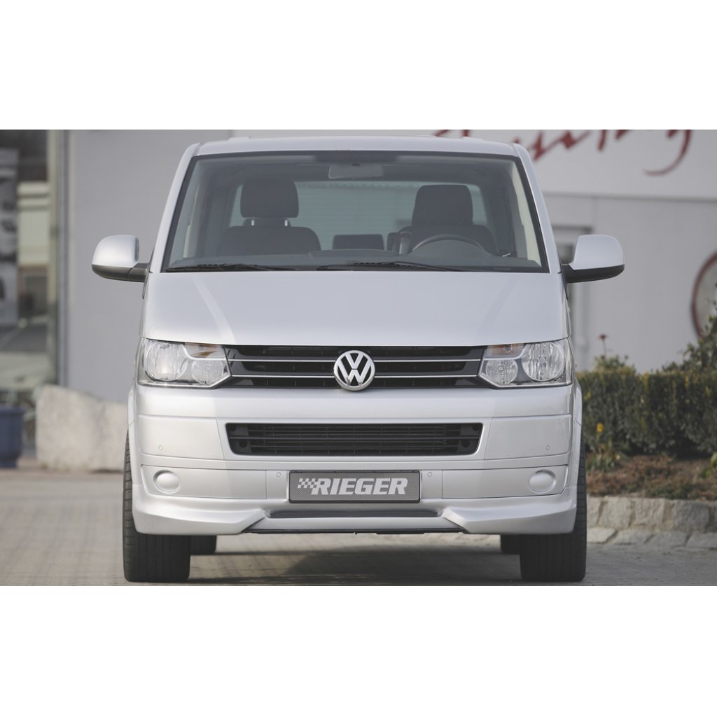 Rieger spoiler pod přední nárazník pro Volkswagen T5 bus po faceliftu, r.v. 09/09-, plast ABS bez povrchové úpravy