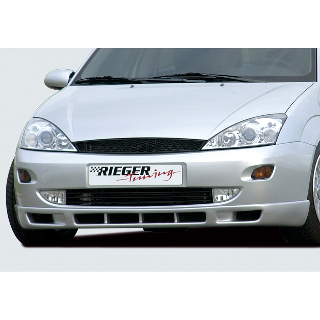 Rieger spoiler pod přední nárazník s 6 otvory pro Ford Focus 1 3-dvéř., 5-dvéř., combi, r.v. 98-10/01, plast ABS bez povrchové úpravy