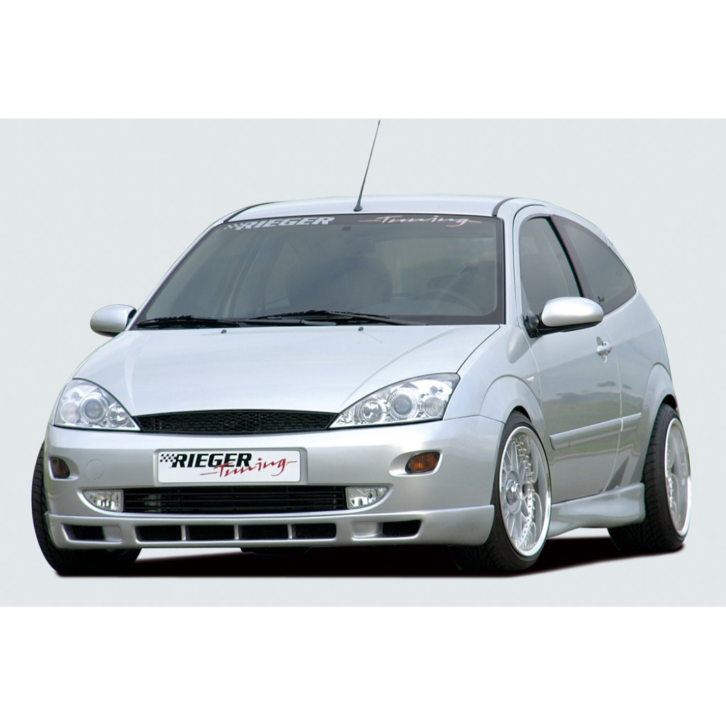 Rieger spoiler pod přední nárazník s 6 otvory pro Ford Focus 1 3-dvéř., 5-dvéř., combi, r.v. 98-10/01, plast ABS bez povrchové úpravy