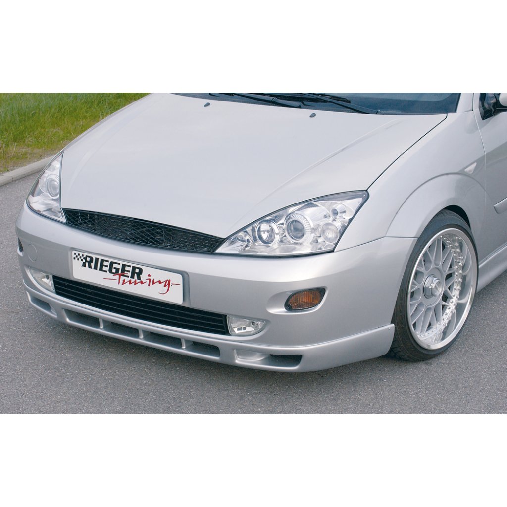 Rieger spoiler pod přední nárazník s 6 otvory pro Ford Focus 1 3-dvéř., 5-dvéř., combi, r.v. 98-10/01, plast ABS bez povrchové úpravy