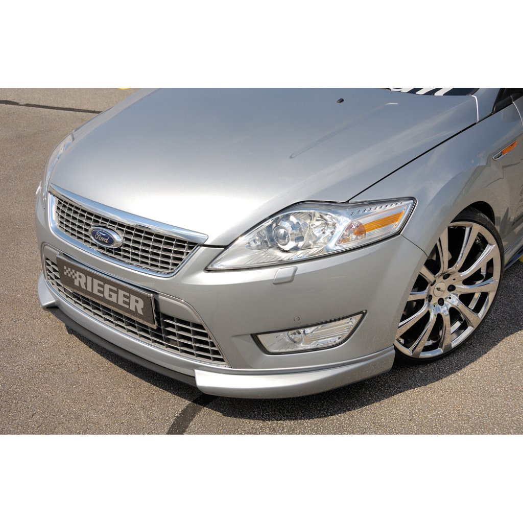Rieger spoiler pod přední nárazník SG-Design pro Ford Mondeo BA7 combi, fastback, sedan před faceliftem, r.v. 03/07-09/10, plast ABS bez povrchové úpravy