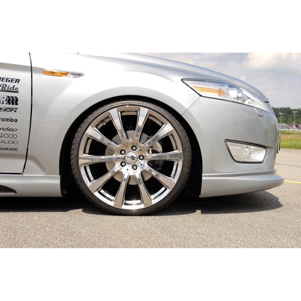 Rieger spoiler pod přední nárazník SG-Design pro Ford Mondeo BA7 combi, fastback, sedan před faceliftem, r.v. 03/07-09/10, plast ABS bez povrchové úpravy
