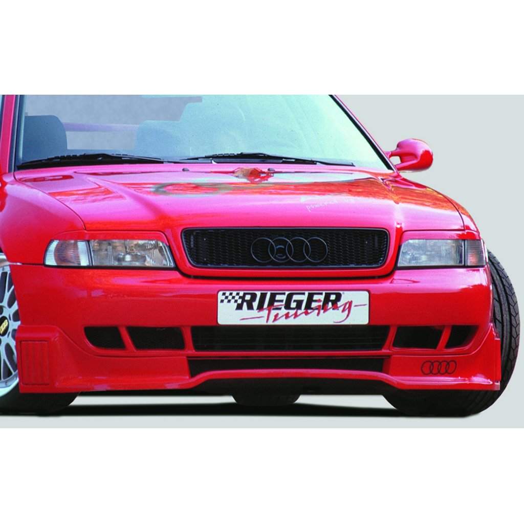 Rieger spoiler pod přední nárazník (Typ: 55011) pro Audi A4 B5 avant, sedan, r.v. 99-12/00, plast ABS bez povrchové úpravy