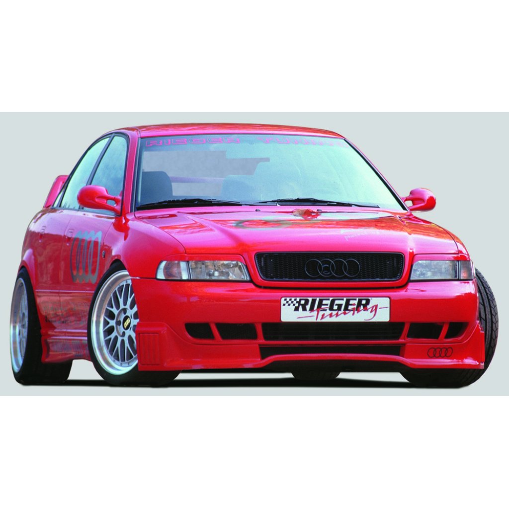 Rieger spoiler pod přední nárazník (Typ: 55011) pro Audi A4 B5 avant, sedan, r.v. 99-12/00, plast ABS bez povrchové úpravy