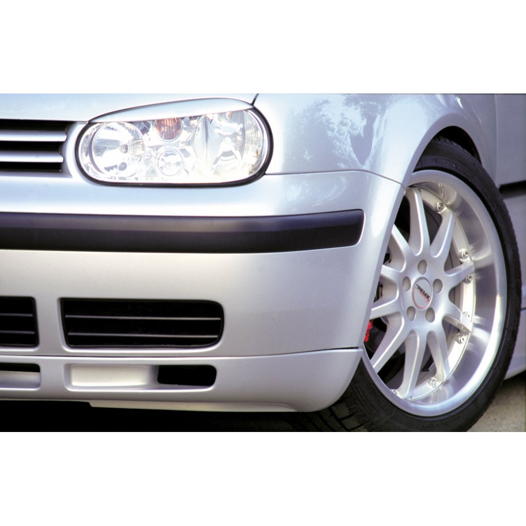 Rieger spoiler pod přední nárazník V6-Look pro Volkswagen Golf 4 1J 3-dvéř., 5-dvéř., combi, r.v. 10/97-03, plast ABS bez povrchové úpravy