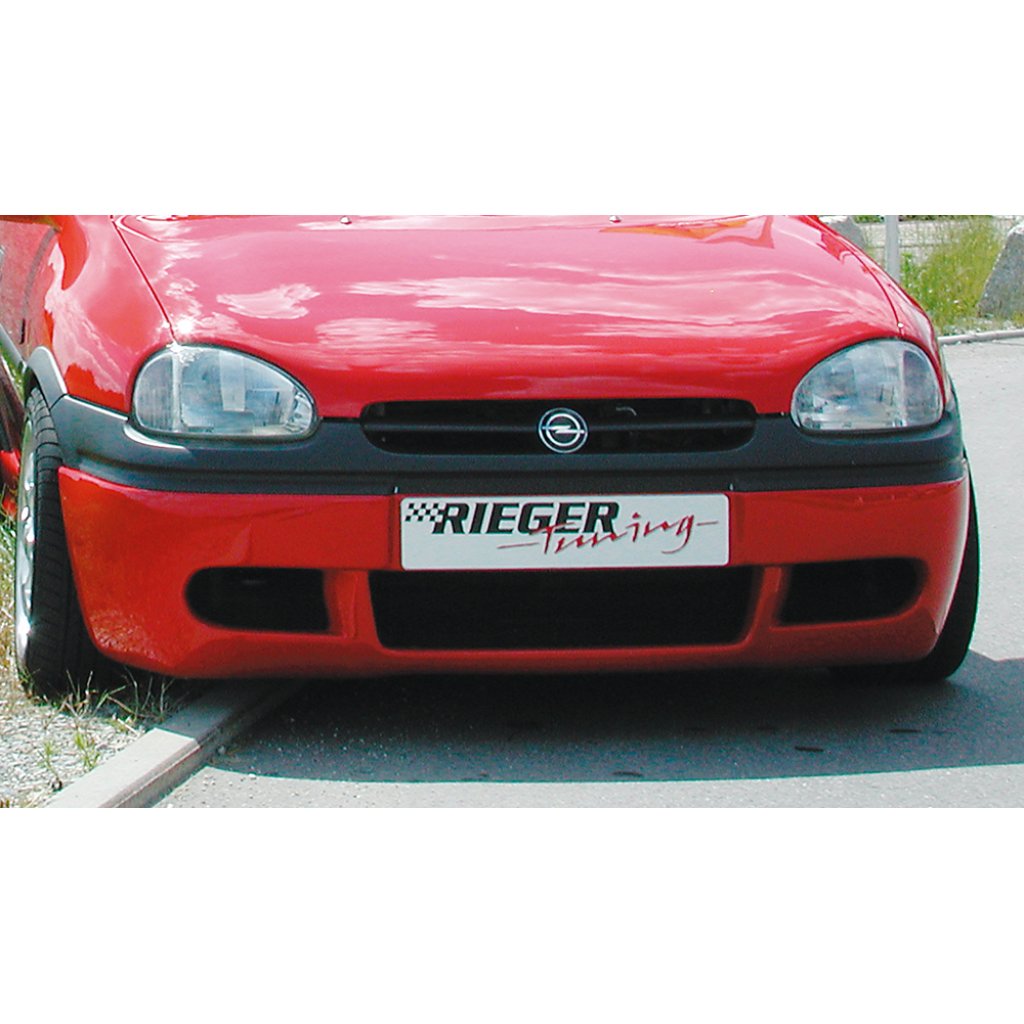 Rieger spoiler pod přední nárazník (varianta 2) pro Opel Corsa B 3-dvéř. (do r.v. 97), r.v. 02/93-09/96, plast ABS bez povrchové úpravy