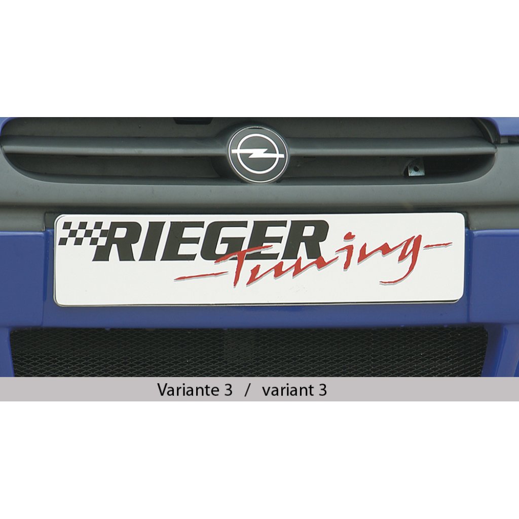 Rieger spoiler pod přední nárazník (varianta 3) pro Opel Corsa B 3-dvéř. (do r.v. 97), r.v. 02/93-09/96, plast ABS bez povrchové úpravy