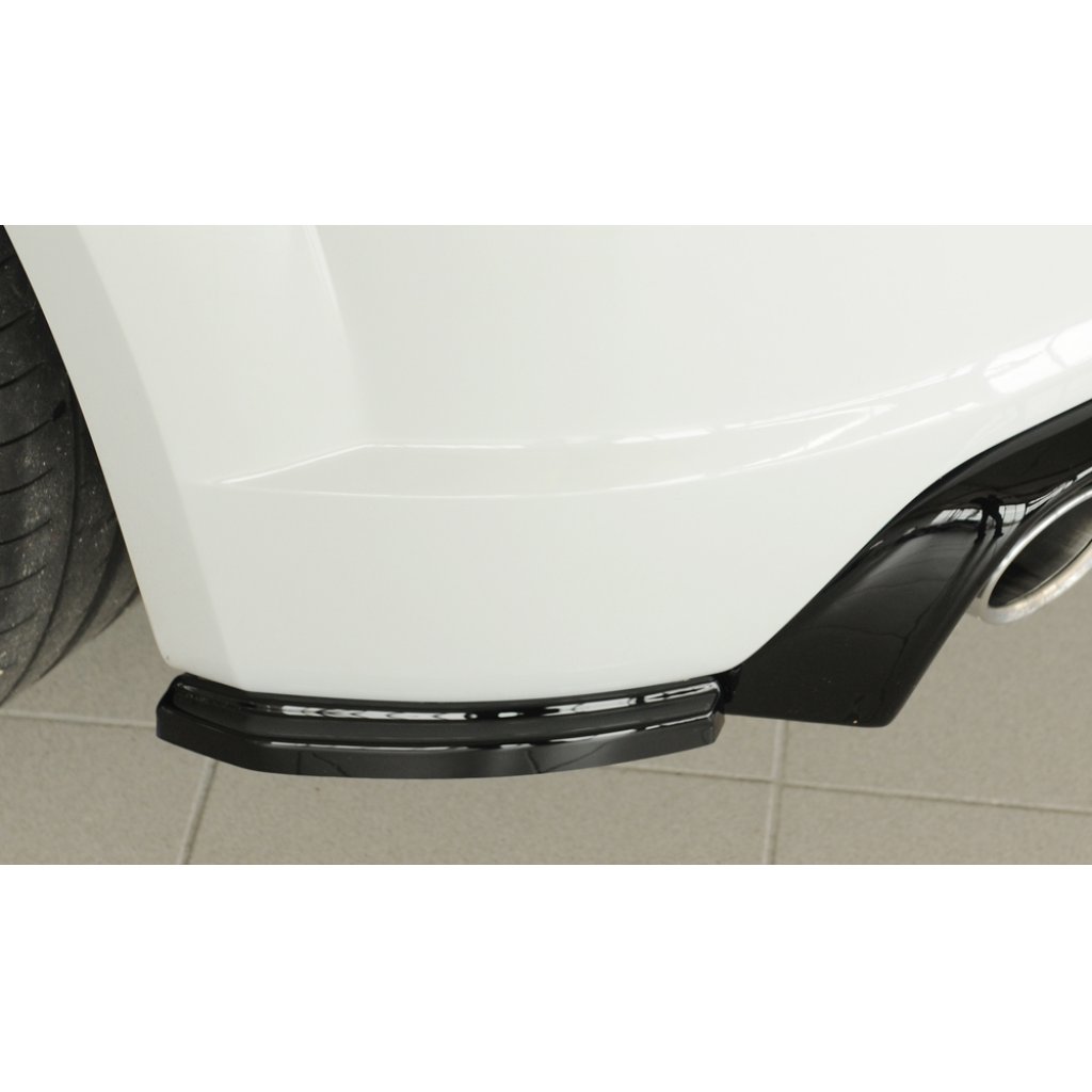 Rieger spoiler pod zadní nárazník na levé straně pro Audi TT 8J-FV, 8S roadster r.v. 09/18-, plast ABS lakovaný do černé lesklé barvy