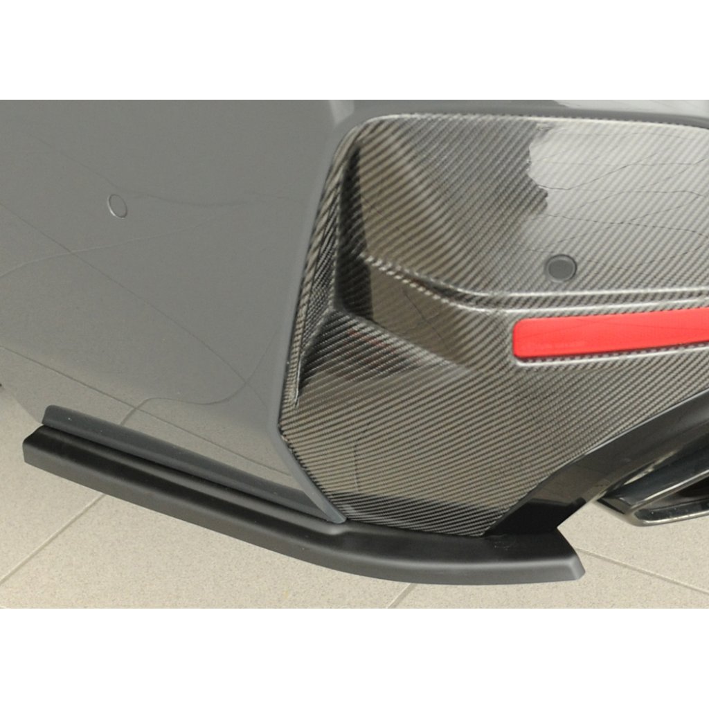 Rieger spoiler pod zadní nárazník na levé straně pro BMW i4 G26 G4C gran coupe (5-dvéř.) r.v. 11/21-, plast ABS bez povrchové úpravy