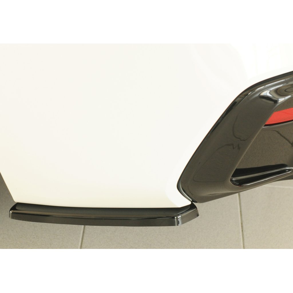 Rieger spoiler pod zadní nárazník na levé straně pro BMW řada 1 F21 sedan / 2-dvéř. r.v. 05/2015-, plast ABS lakovaný do černé lesklé barvy