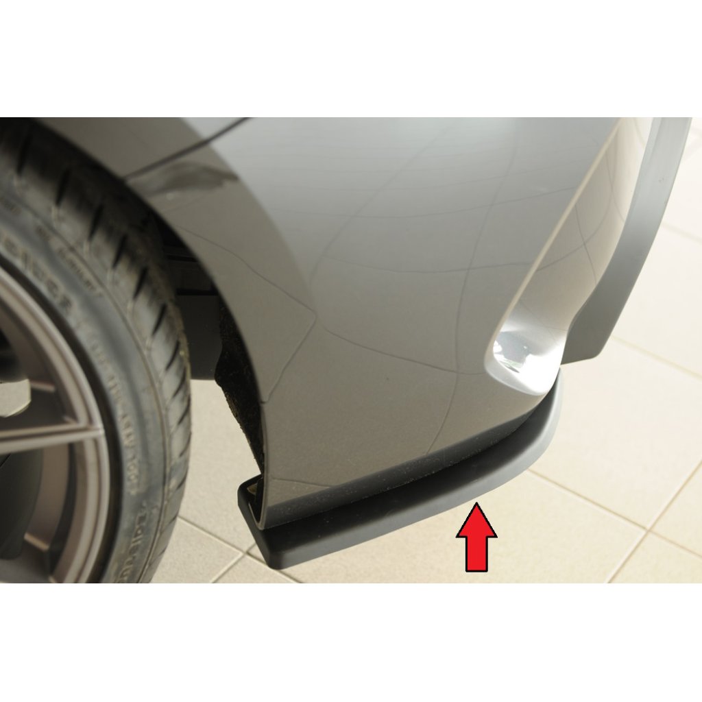 Rieger spoiler pod zadní nárazník na levé straně pro BMW řada 1 F40 hatchback / 4-dr. r.v. 07/19-, plast ABS bez povrchové úpravy