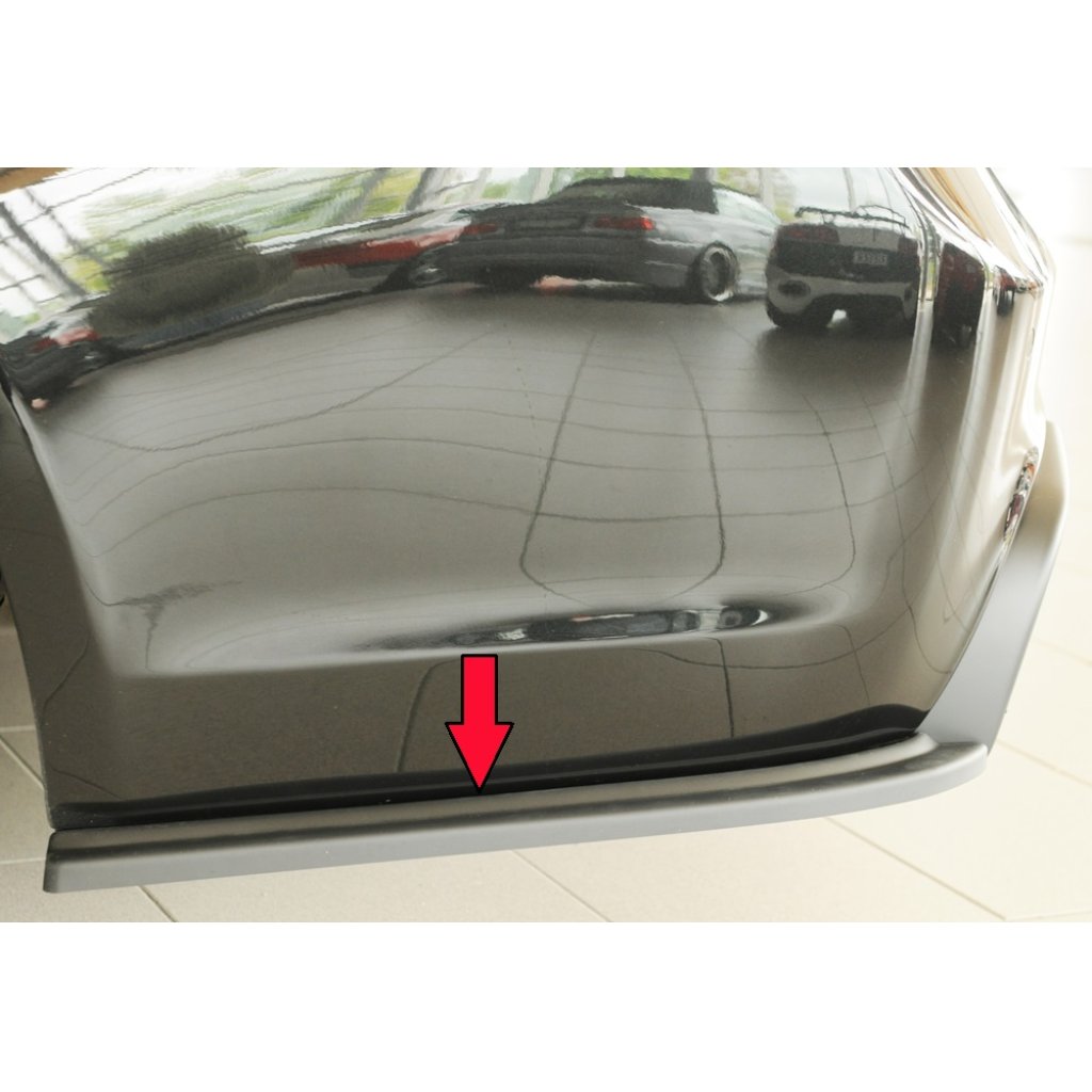Rieger spoiler pod zadní nárazník na levé straně pro BMW řada 3 E91 touring r.v. 09/08-, plast ABS bez povrchové úpravy